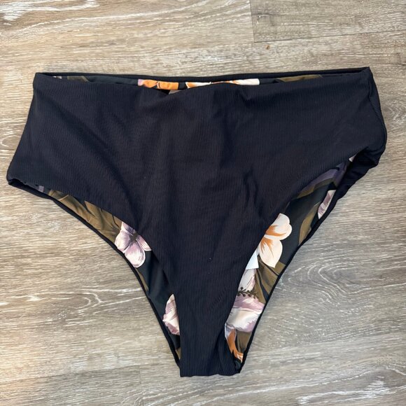 Maaji- NWT Black Sapphire Venus Mid Rise Bikini Bottom– sz.M - Picture 5 of 7